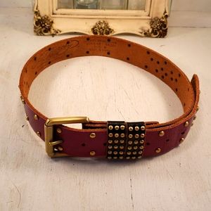 Ed Hardy leather belt size M
